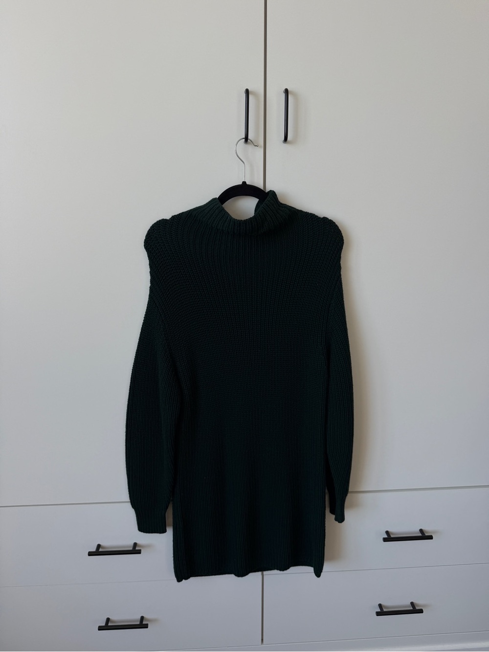 Dark Green Aritzia Sweater Dress